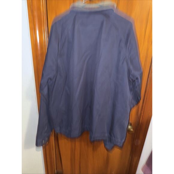Eddie Bauer Mens Lightweight Jacket Large Tall Blue Gently Worn Comfortable - Picture 6 of 6